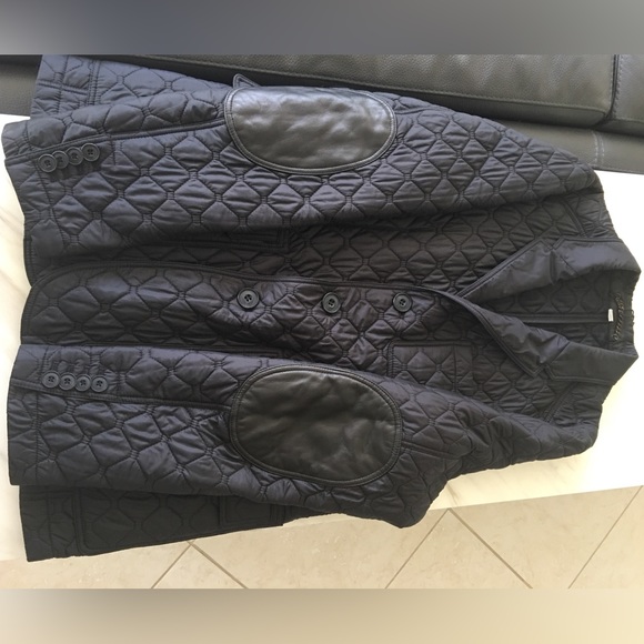 Burberry Sport Coat with Leather trims NWOT - Picture 6 of 12